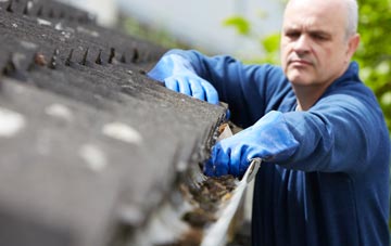 cleaning and inspecting Tardy Gate roofs